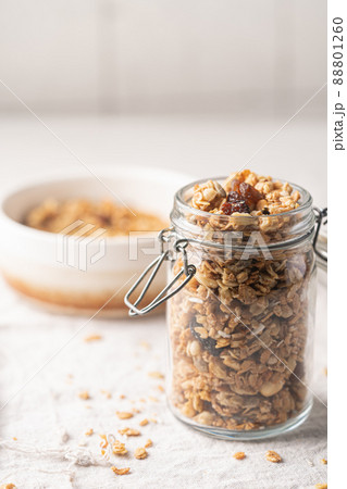 Delicious homemade granola 88801260
