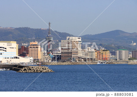 別府市街(別府タワー・北浜ヨットハーバー) 別府市街(別府タワー・北浜ヨットハーバー) 88803081