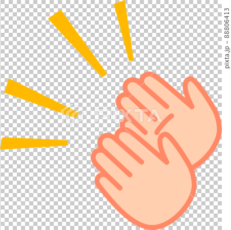 拍手する手 88806413