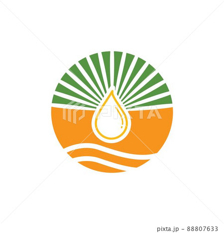 palm oil icon vector concept design template 88807633