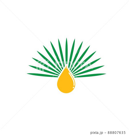 palm oil icon vector concept design template 88807635
