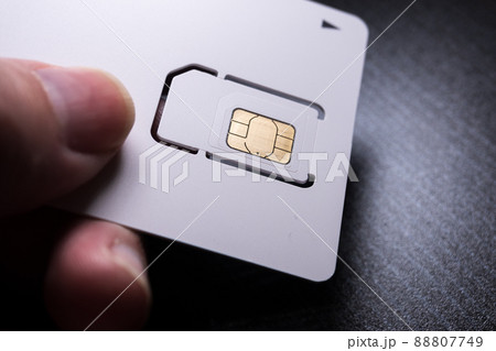 無地のSIMカード クローズアップ 88807749
