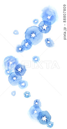 水彩　星素材 88807809