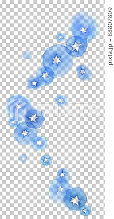 水彩　星素材 88807809