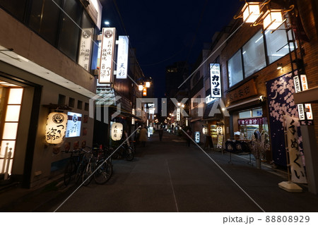 東京 人がいない浅草寺 仲見世商店街 88808929