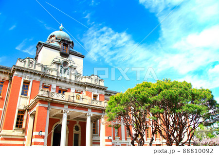 名古屋市、春の名古屋市市政資料館の風景 88810092