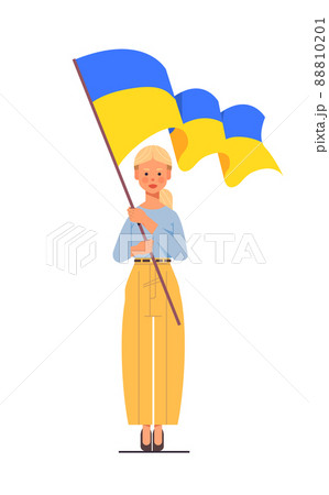 woman holding Ukrainian flag pray for Ukraine peace save Ukraine from russia stop war concept full length woman holding Ukrainian flag pray for Ukraine peace save Ukraine from russia stop war concept full length 88810201