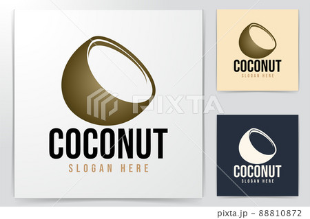 Coconut Logo Ideas. Inspiration logo design. Template Vector Illustration. Isolated On White Background Coconut Logo Ideas. Inspiration logo design. Template Vector Illustration. Isolated On White Background 88810872