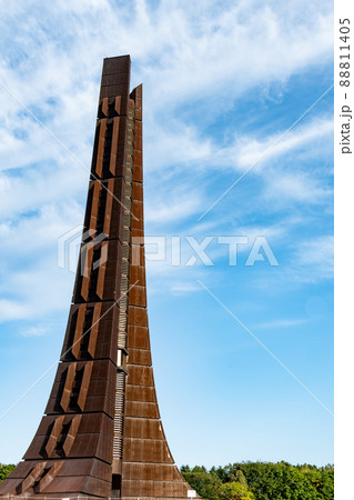 取り壊しが決まった百年記念塔の外観 北海道札幌市 取り壊しが決まった百年記念塔の外観 北海道札幌市 88811405