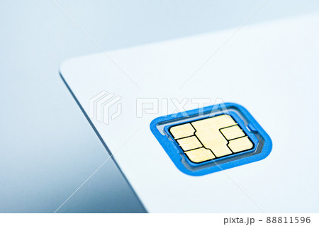 シンプルなSIMカードのイメージ シンプルなSIMカードのイメージ 88811596