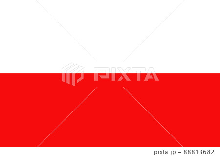 The white and red flag of Poland 88813682