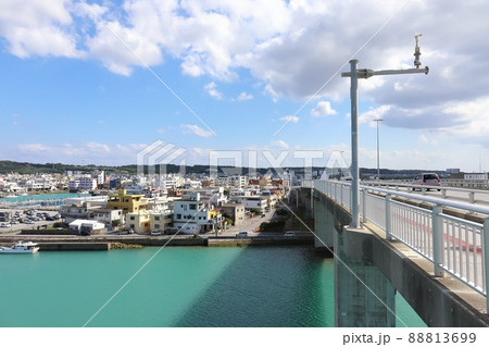 沖縄　糸満　糸満の街並み 88813699