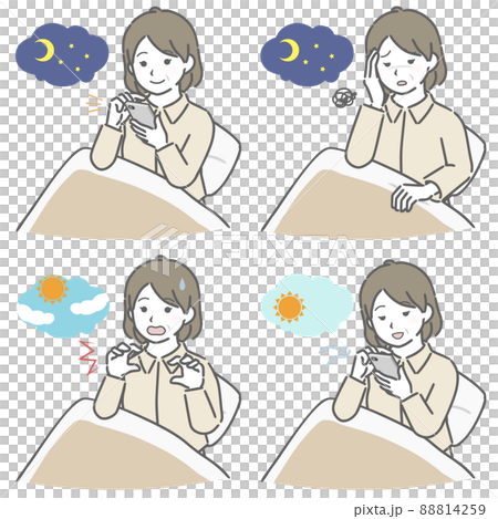 進入蒲團的中年婦女 88814259