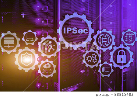 IP Security. Data Protection Protocols. IPSec. Internet and Protection Network concept IP Security. Data Protection Protocols. IPSec. Internet and Protection Network concept 88815482