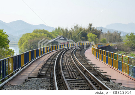 風景 鉄道 和順郡 88815914