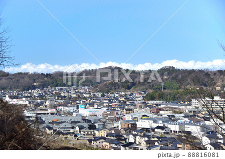 金沢市の市街地 田上遠景 金沢市の市街地 田上遠景 88816081
