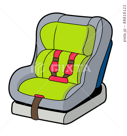 チャイルドシートのイラストのイラスト素材 チャイルドシートのイラストのイラスト素材