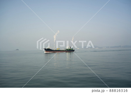 風景 海 火力発電所 88816316