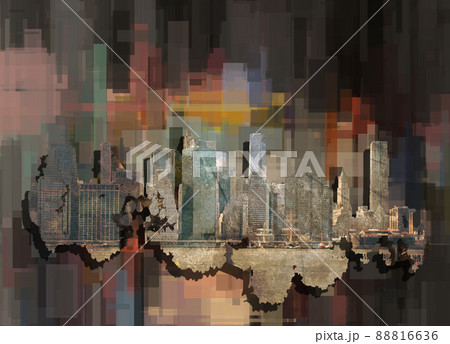Manhattan. Abstract background Manhattan. Abstract background 88816636