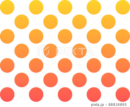 大きめグラデーションドットの背景素材 水玉模様のイラスト素材のイラスト素材 8163