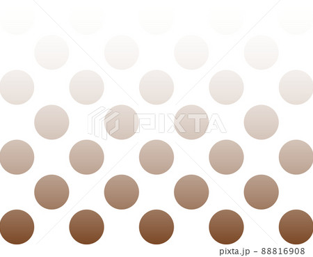大きめグラデーションドットの背景素材 水玉模様のイラスト素材のイラスト素材