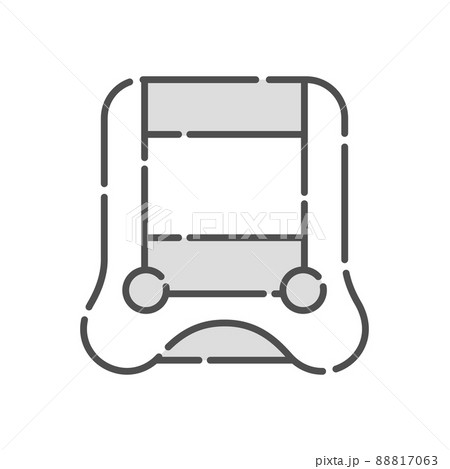 自動運転、自動運転車のイラスト。 88817063