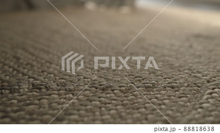 shot of jute rug closeup shot of jute rug closeup 88818638