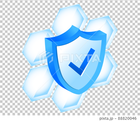 Security illustration material 88820046