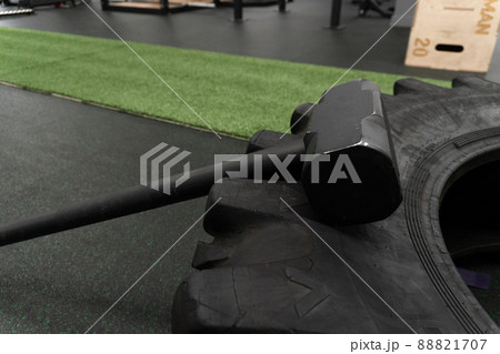 Sledgehammer training wheel active physical, in the afternoon sledge strong for muscular for fitness concentration, exercise energy. Huge power strenght, 88821707