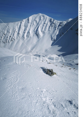 snowy alpine landscape 88823408