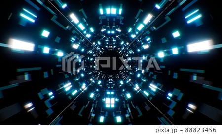 Simple Sci fi Pattern Tunnel Background 88823456