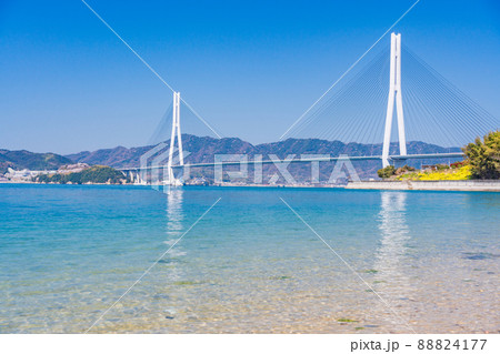 瀬戸内しまなみ海道、多々羅大橋 瀬戸内しまなみ海道、多々羅大橋 88824177