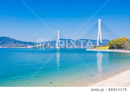瀬戸内しまなみ海道、多々羅大橋 瀬戸内しまなみ海道、多々羅大橋 88824179