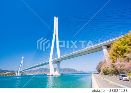 瀬戸内しまなみ海道、多々羅大橋 瀬戸内しまなみ海道、多々羅大橋 88824183