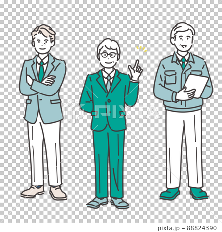 経営者 会社幹部のイメージイラストのイラスト素材 4390
