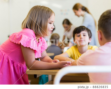 Children performing group tasks Children performing group tasks 88826835