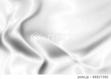 上品で高級感のある白のドレープ背景 88827360