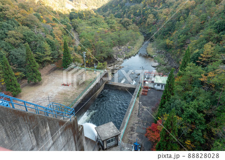 秋の小瀬川ダム周辺 88828028