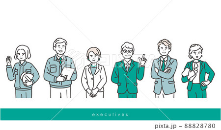 経営者、会社幹部のイメージイラスト 88828780