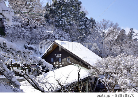 雪（ケーブルカー高尾山駅） 88828870