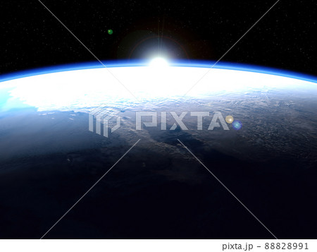 宇宙からみた地球 88828991