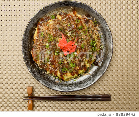 お好み焼き｜俯瞰撮影 88829442