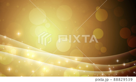 Gold-Abstract-Background-Material-Glitter-Parti... - Stock Illustration  [88829539] - PIXTA