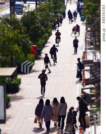 大阪　天王寺の街並み 88830383