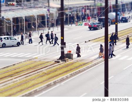大阪　天王寺の街並み 88830386