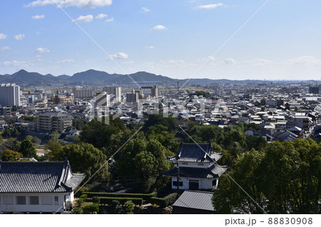 愛知県犬山市 犬山城からの眺望(南側) 愛知県犬山市 犬山城からの眺望(南側) 88830908