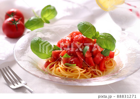 冷製トマトパスタ トマトの冷製パスタ 冷製トマトパスタ トマトの冷製パスタ 88831271