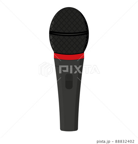 Microphone isolated on a white background in the cartoon style 88832402