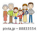 ファミリー 家族 三世代 03 88833554