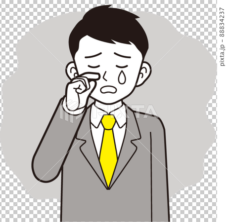 泣くビジネスマン 88834237